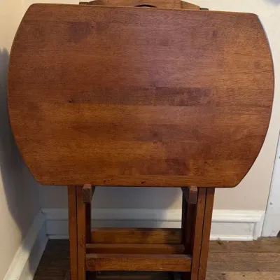 Set Of Four Tray Tables 