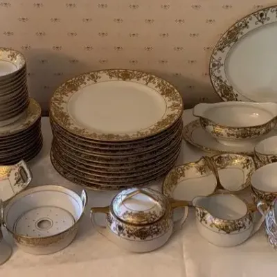 Vintage Noritake China Set For 12 