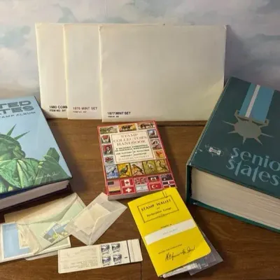 Lot Of Stamps & 2 Stamp Books