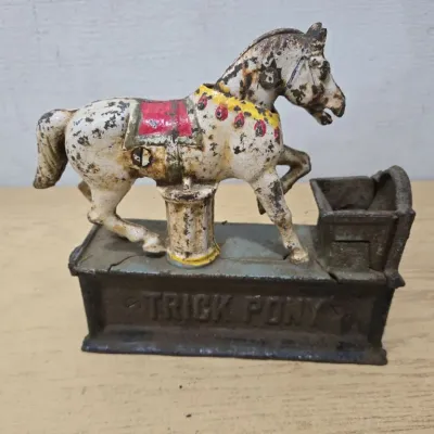 Sale Photo Thumbnail #70: Trick Pony Mechanical Coin Bank