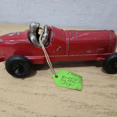 Sale Photo Thumbnail #65:  Hubley Kiddie Toy #5 Race Car Metal