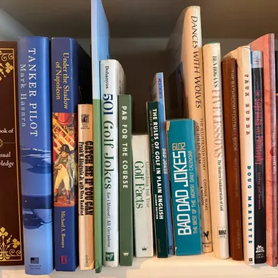 Golf, Baseball & Sports Book Collection with John Wayne VHS
