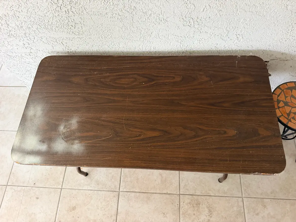 2 Woodgrain Utility/Card Tables