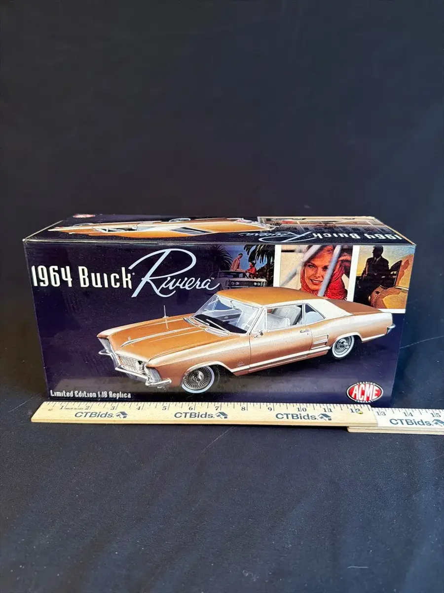 1964 Buck Riviera Limited Edition 1:18 Replica Acme Trading Company Never Opened 