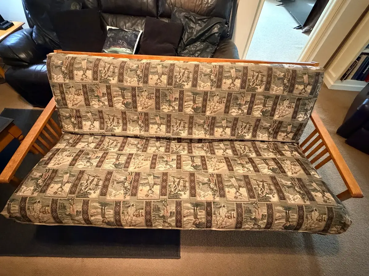 Teak Wood Golf Futon 