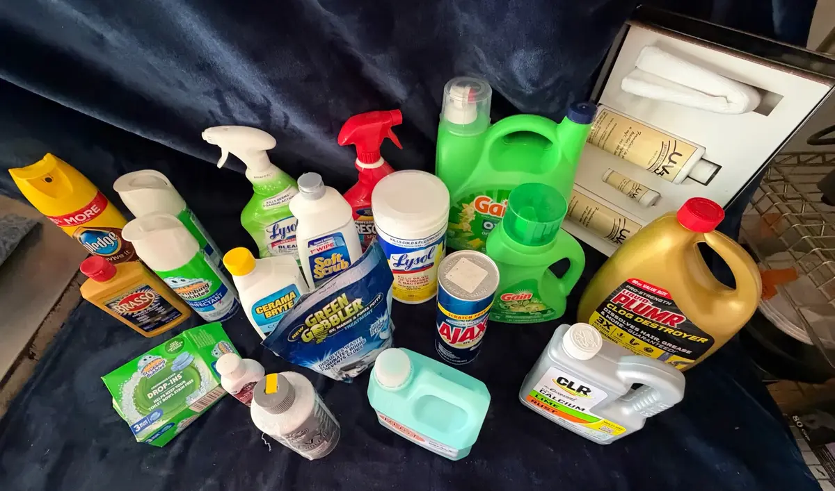  Household Cleaning Products and Surface Polish Collection
