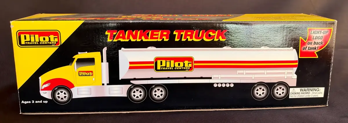 Vintage Pilot Travel Centers Promotional Toy Semi Tanker Truck This collectible item is a vintage Pi