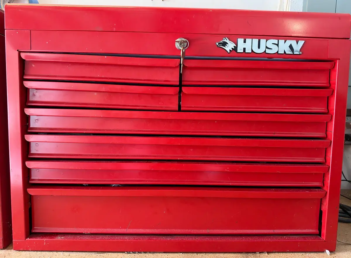 Husky Red Steel Multi-Drawer Top Tool Chest FULLY LOADED