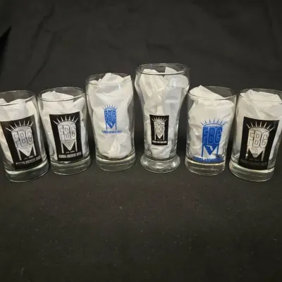 ​Set of 6 Florida Brewers Guild (FBG) Craft Beer Tasting & Taster Glasses / Tasters