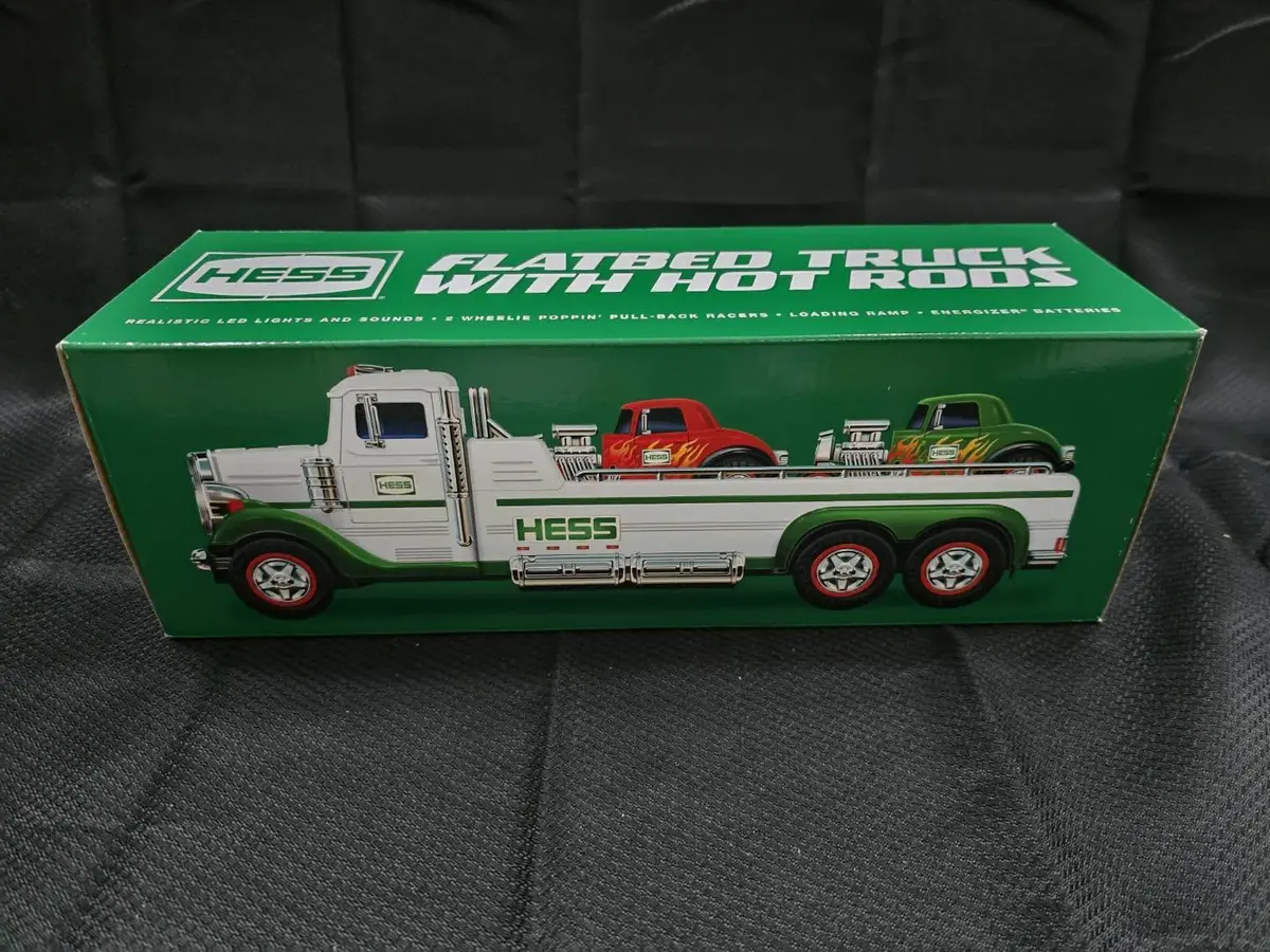 2022 Hess Flatbed Truck with Hot Rods – Collectible Toy Set (NIB) 