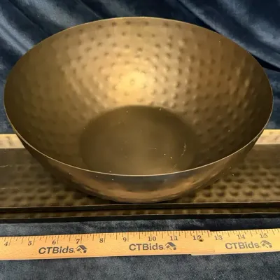 Better Homes & Gardens Hammered Metal Serving Set – Trays & Bowls
