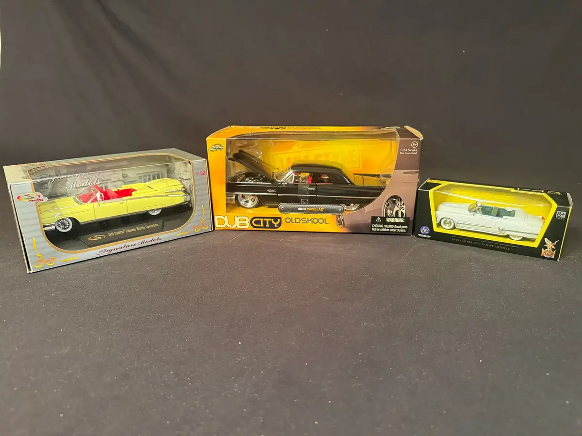 Cadillac Die-Cast Collection – 1949 Coupe DeVille, 1959 Eldorado & 1963 Cadillac