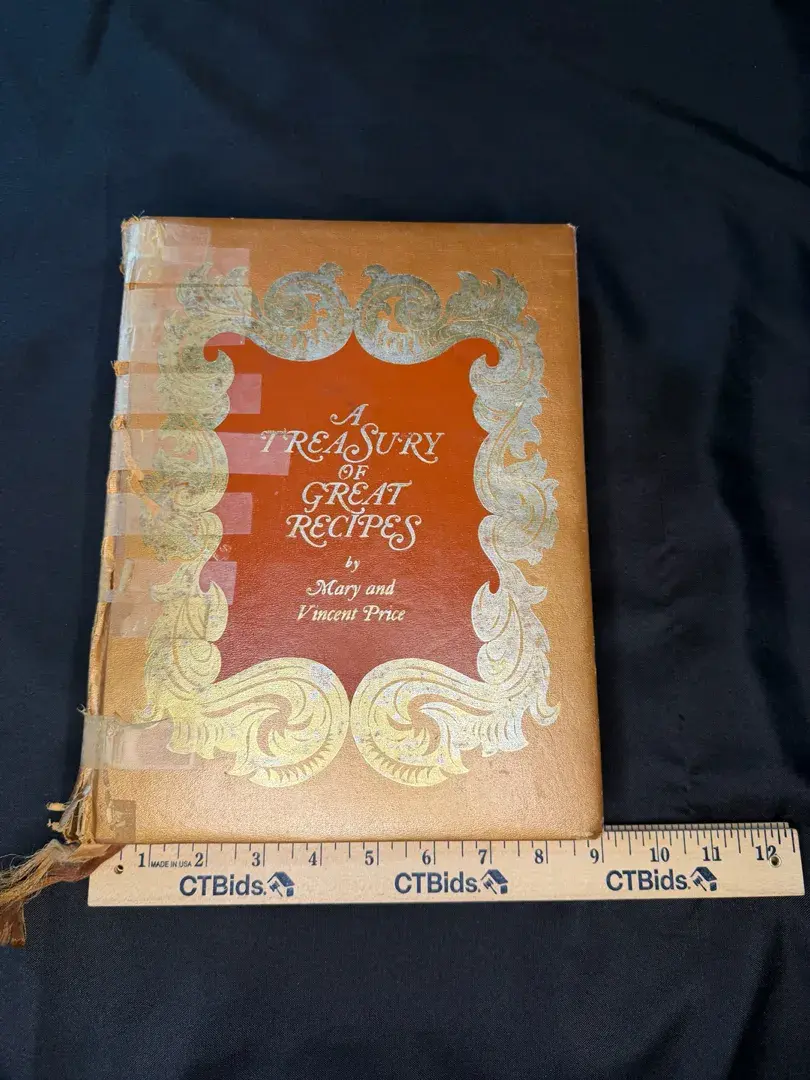 1965 First Printing A Treasury of Great Recipes by Mary & Vincent Price