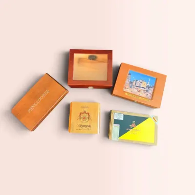 Assorted Vintage Wooden Cigar Boxes – Pensadores, Montecristo & More