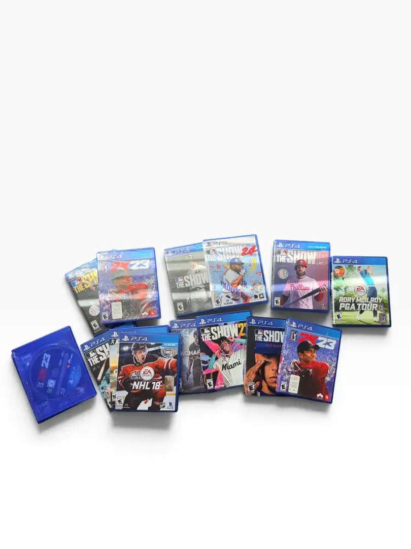 PlayStation PS4 & PS5 Video Game Lot – MLB The Show, NBA 2K, NHL, Uncharted & More