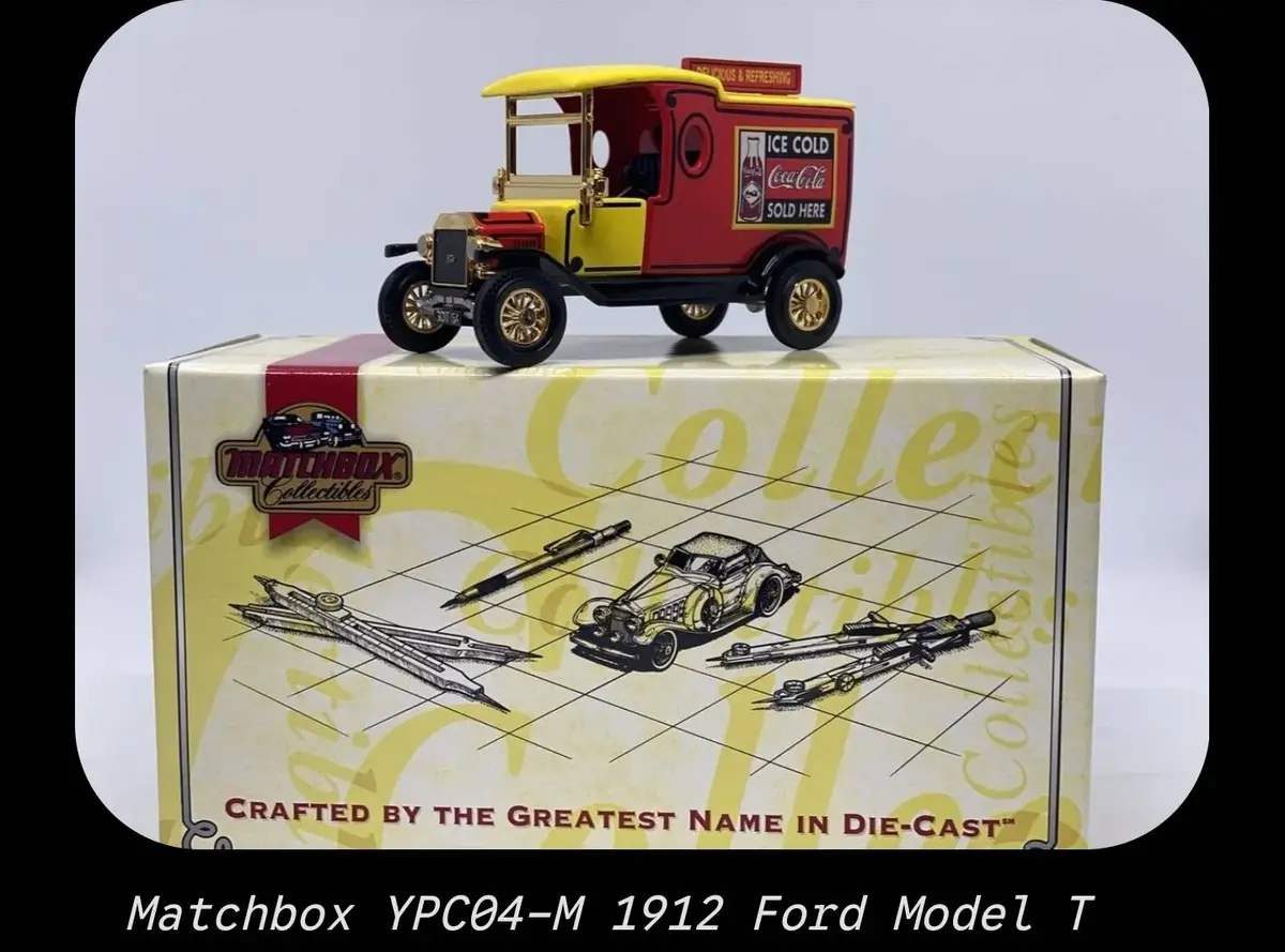 Matchbox Collectibles YPC04-M 1912 Ford Model T Ice Cold Coca-Cola Die-Cast Truck w/ Box