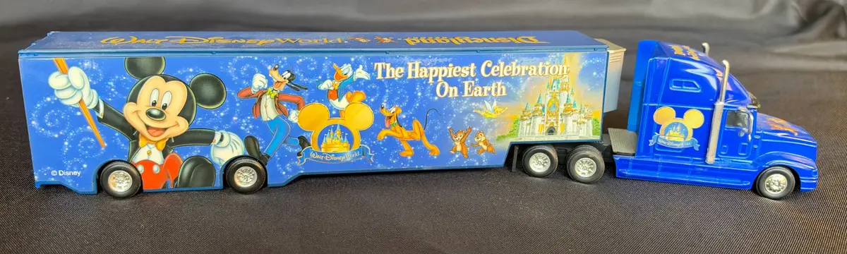 Hot Wheels Disney "The Happiest Celebration on Earth" Semi-Truck Rig