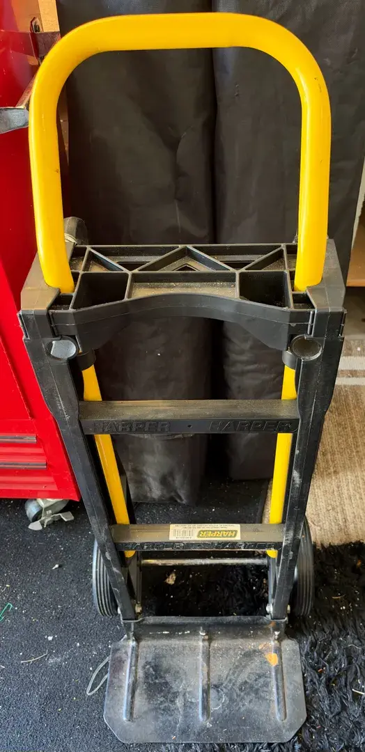 Harper Trucks Ultra Lite 2-in-1 Convertible Hand Truck and Dolly (Model PJDY2223A) with 400 lb. Capa
