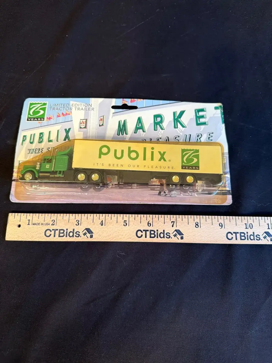 Publix 75th Anniversary Limited Edition Die-Cast Tractor Trailer – Sealed