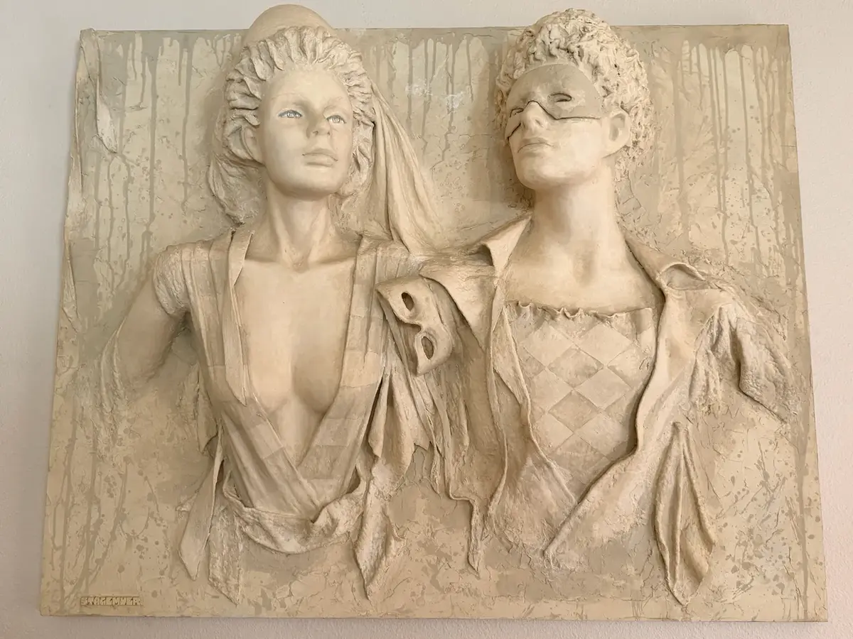 Stagemeyer Mixed-Media Sculptural Wall Art – Fashion Figures