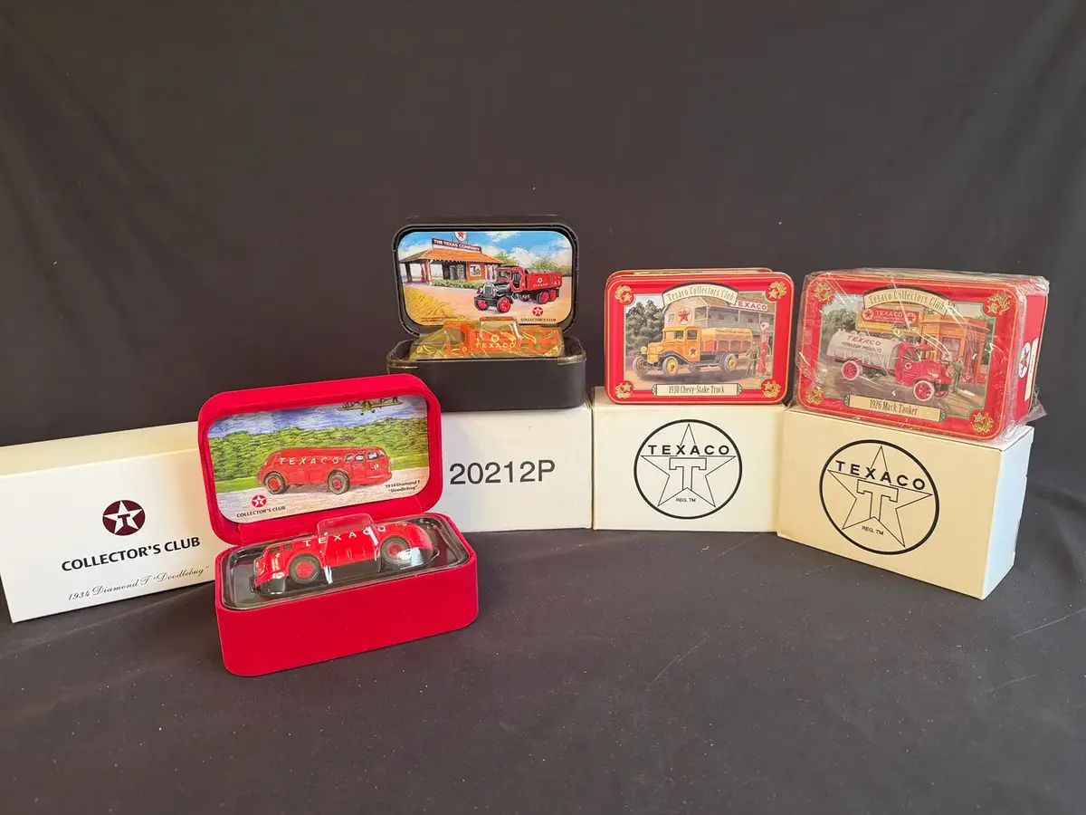 Texaco Collectors Club Vintage Truck Collection – 1925-1934 – 4 Die-Cast Models