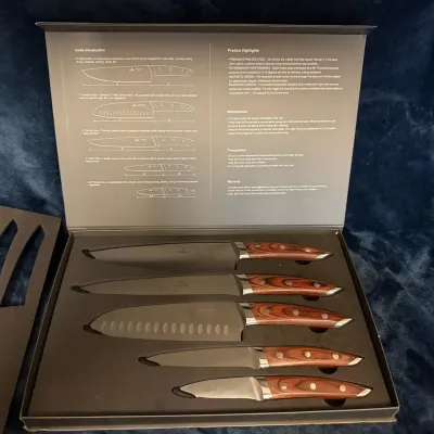 Brewin Chef Knife Set – Never Used (No Tags, Mint Condition)