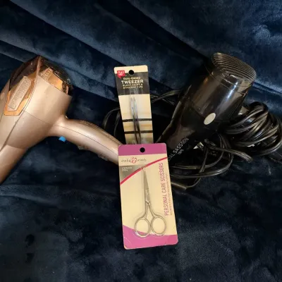 Mixed Personal Care & Grooming Lot - Conair InfinitiPRO Hair Dryer, Clubman Pinaud Powder, MiraLAX &