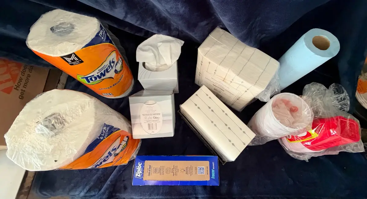Assorted Household Disposables and Party Supplies