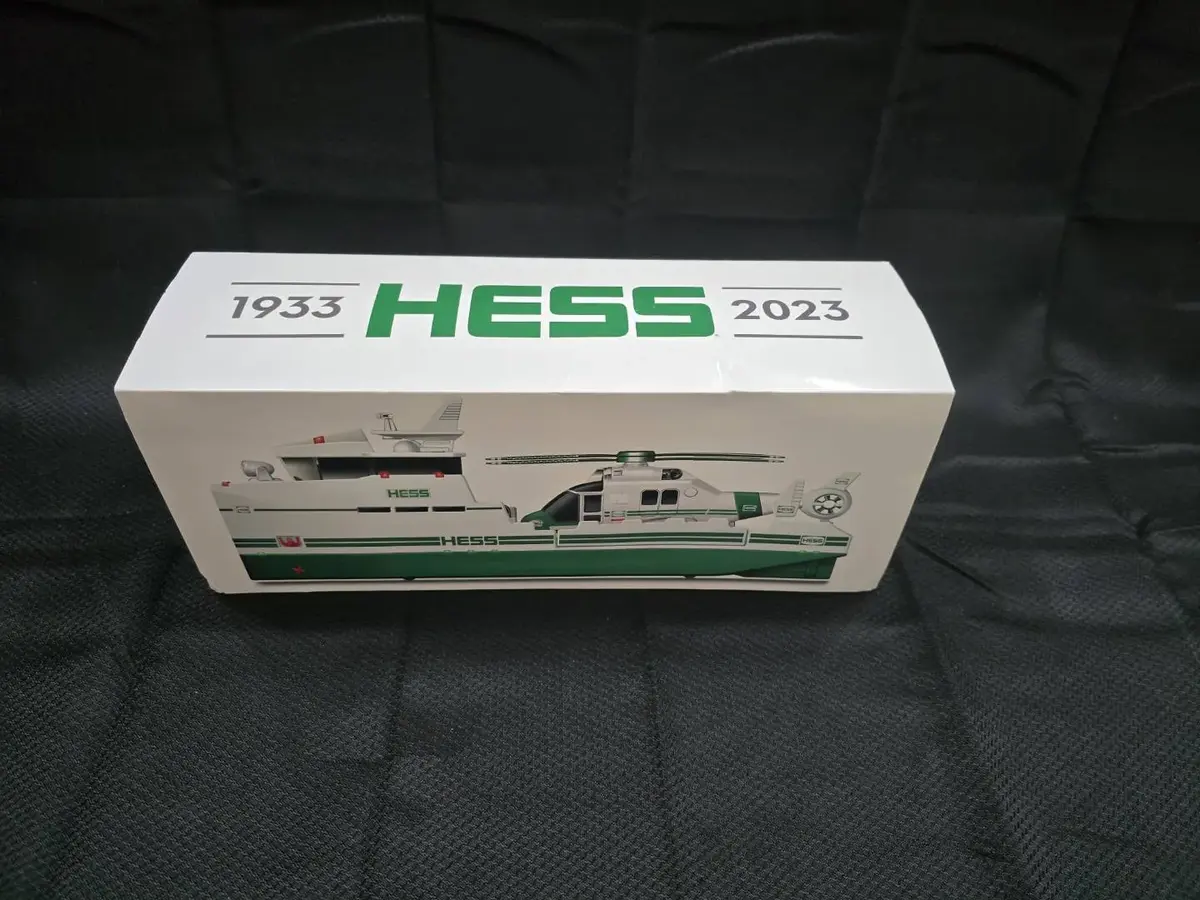 2023 Hess Toy Truck Collector's Edition Ocean Explorer Boat & Helicopter - 90th Anniversary (NIB) 