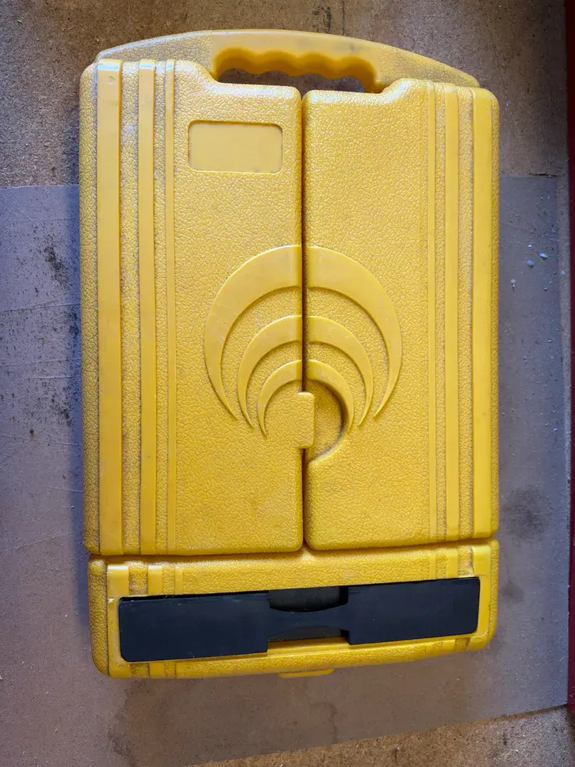 Vintage Multi-Purpose Household Tool Kit in Yellow Blow-Molded Case