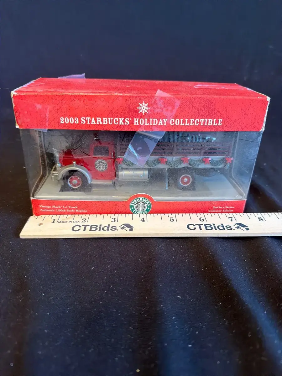 2003 Starbucks Holiday Collectible Vintage Mack LJ Truck – 1:50 Scale