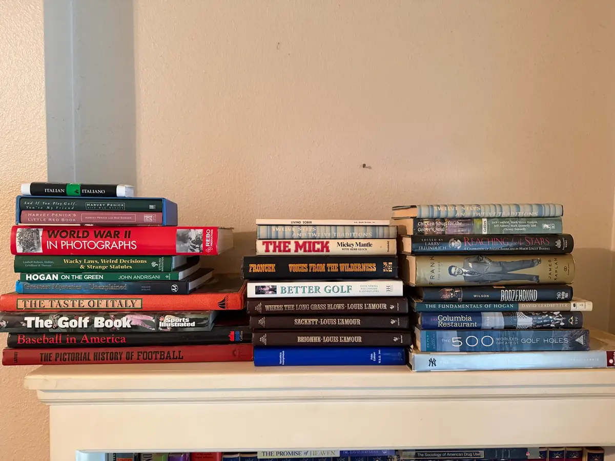 Golf, Sports & Americana Book Collection – Mickey Mantle, Yankees, WWII & More
