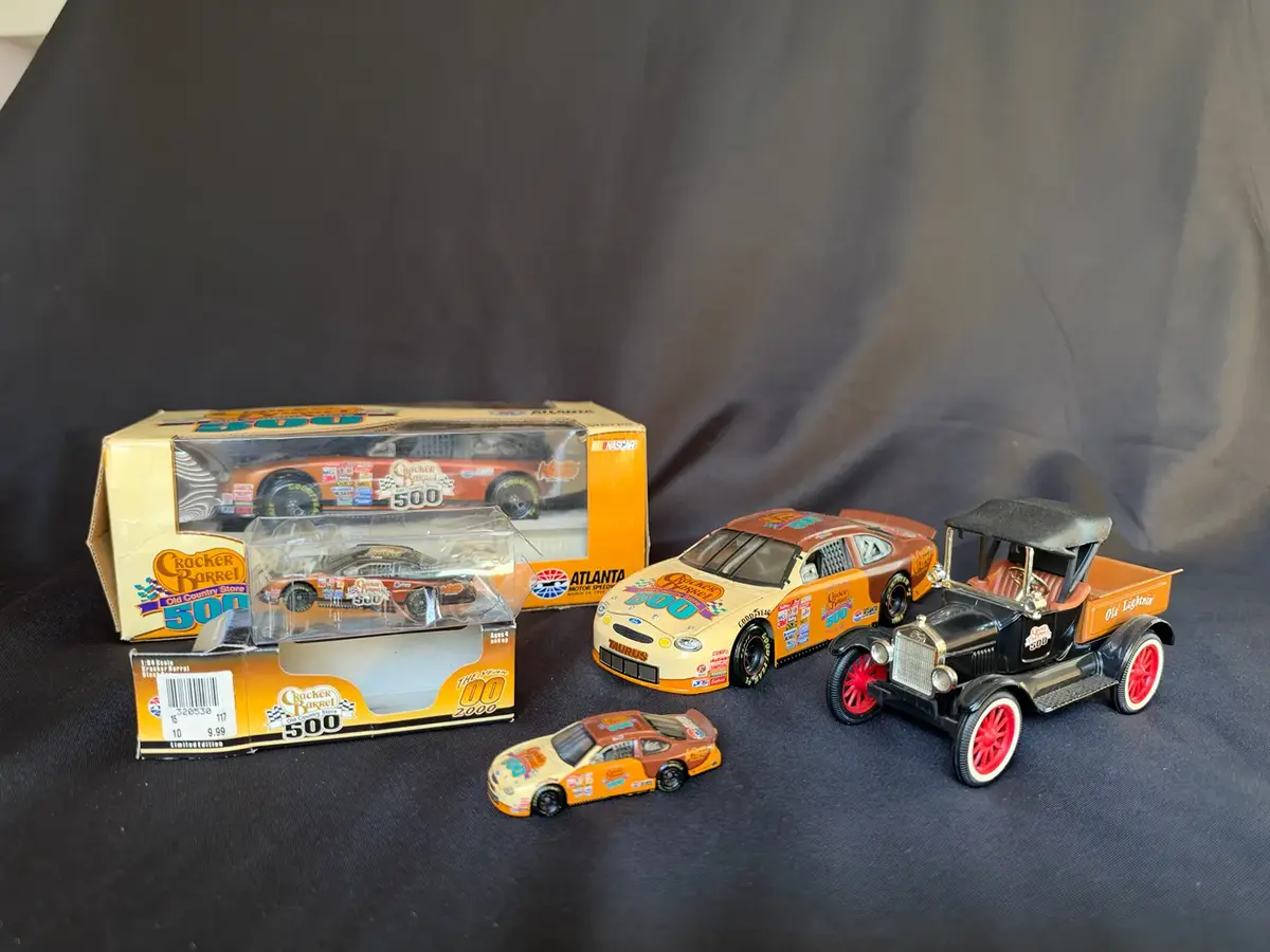 Vintage Cracker Barrel Old Country Store Collectible Toy Vehicles