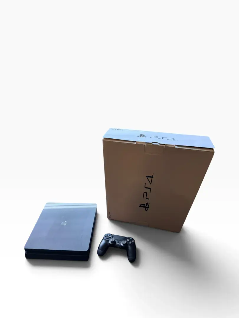 Sony PlayStation 4 Slim Console with 2 DualShock 4 Controller & Original Box