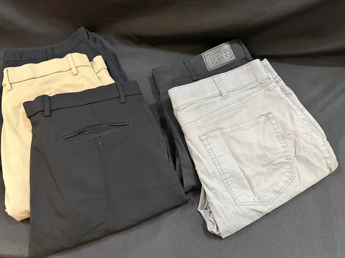 Men’s Pants Collection – Tommy Hilfiger, Lee & Slim Straight – Sizes 36–38