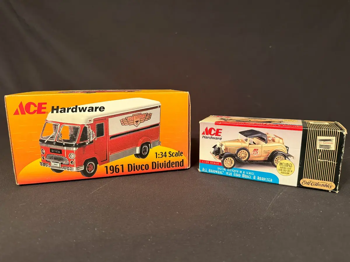 Ace Hardware Die-Cast Collectibles – 1930 Ford Model A & 1961 Divco Dividend