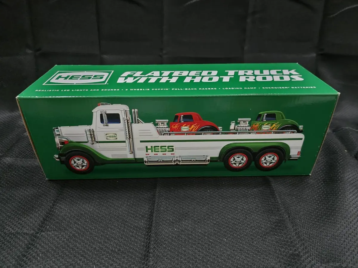 2022 Hess Flatbed Truck with Hot Rods – Collectible Toy Set (NIB) 