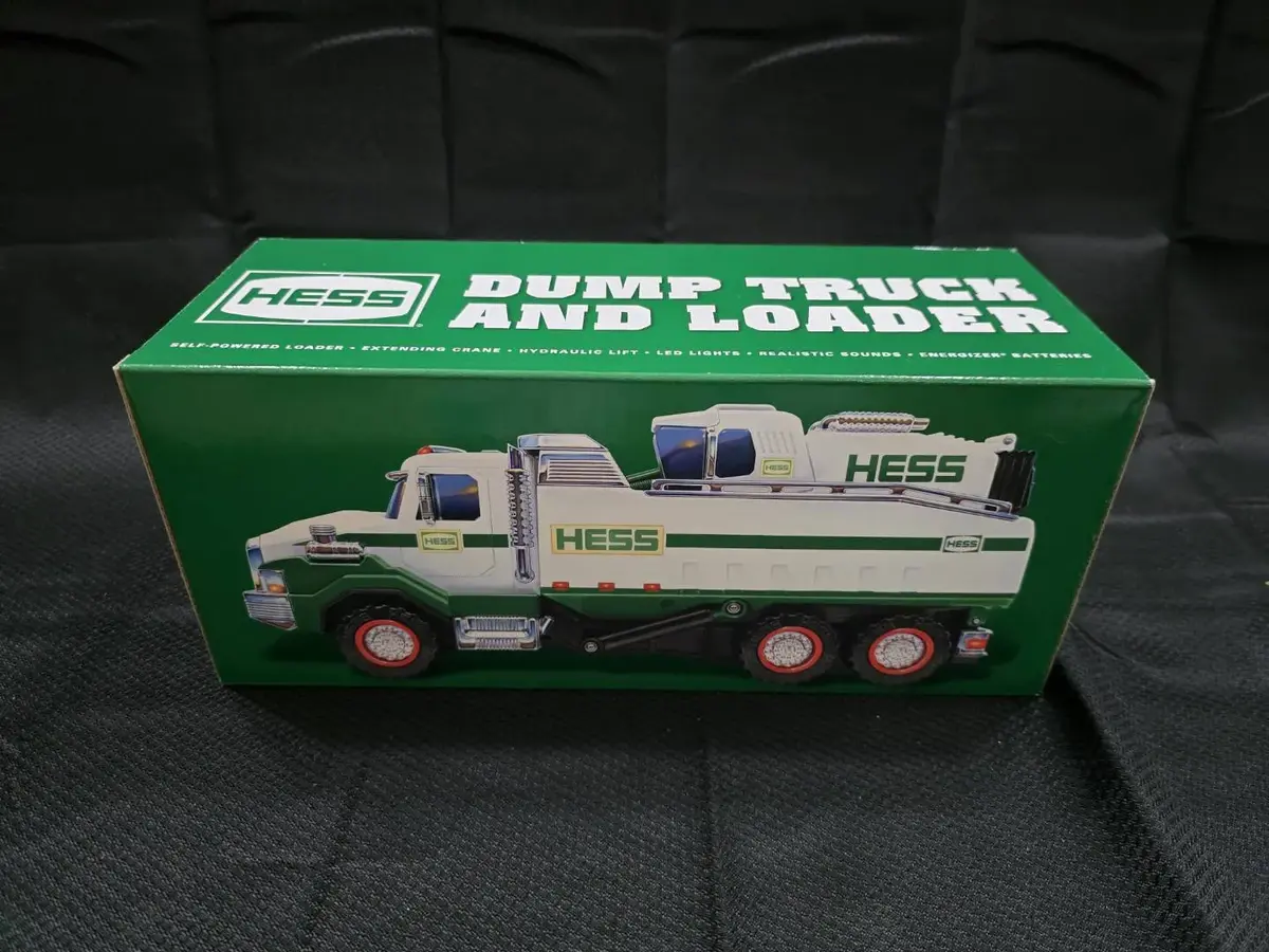 2017 Hess Dump Truck and Loader - Toy Truck Holiday Edition New in Box 