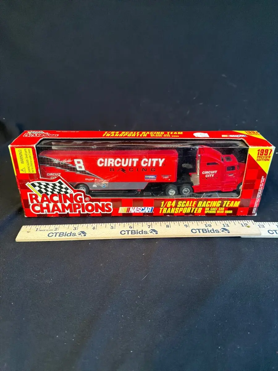 Racing Champions NASCAR Circuit City #8 Racing Team Transporter – 1:64 Scale