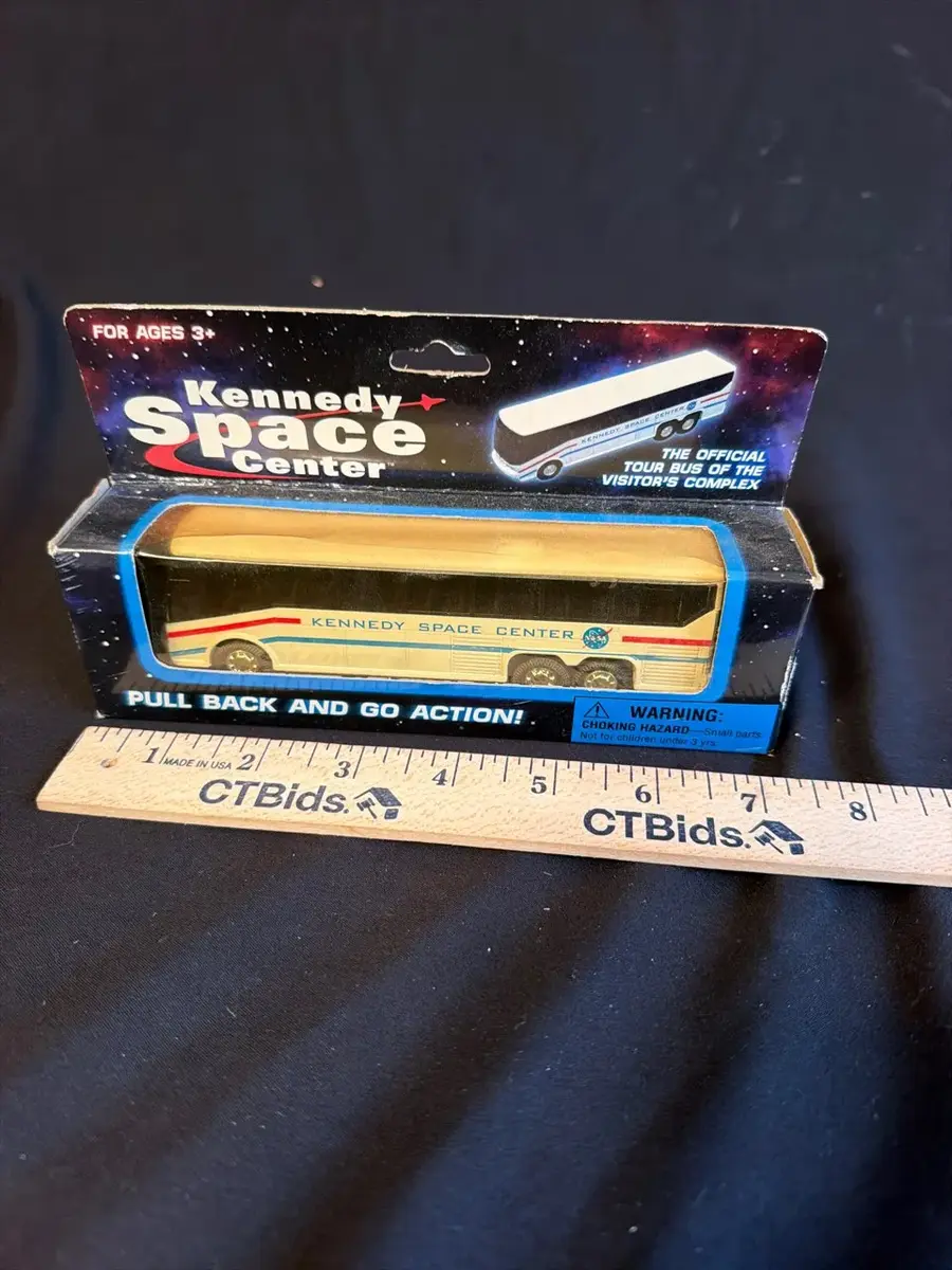 Kennedy Space Center Official Tour Bus Pull-Back Collectible – Action Products