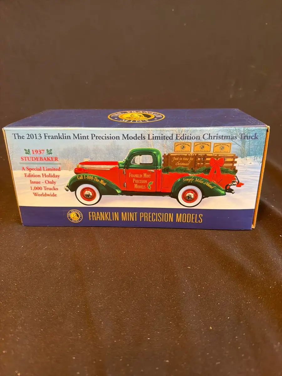 Franklin Mint 2013 Limited Edition Christmas Truck – 1937 Studebaker