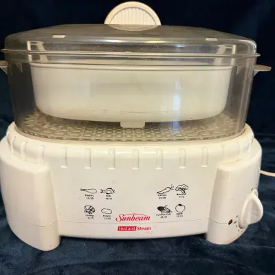 Sunbeam Instant Steam 3-Quart Electric Food Steamer & Rice Cooker Model 4710
