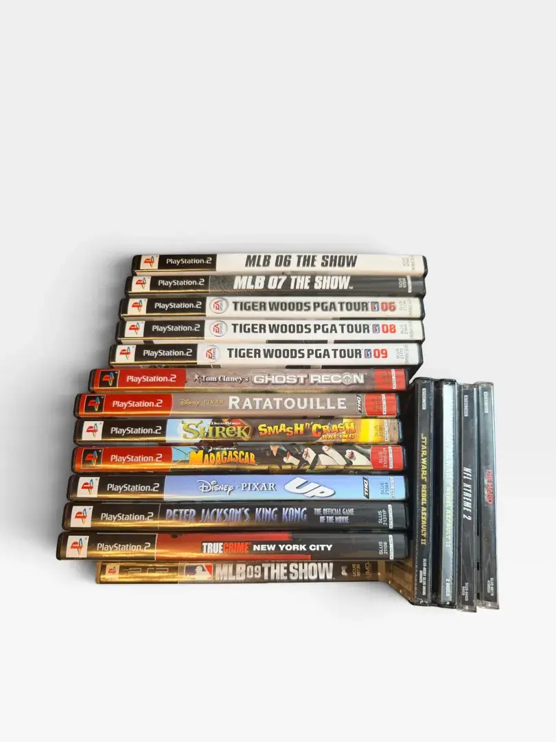 Sony PlayStation 2 & PSP Video Game Collection – MLB, Tiger Woods, Star Wars & More