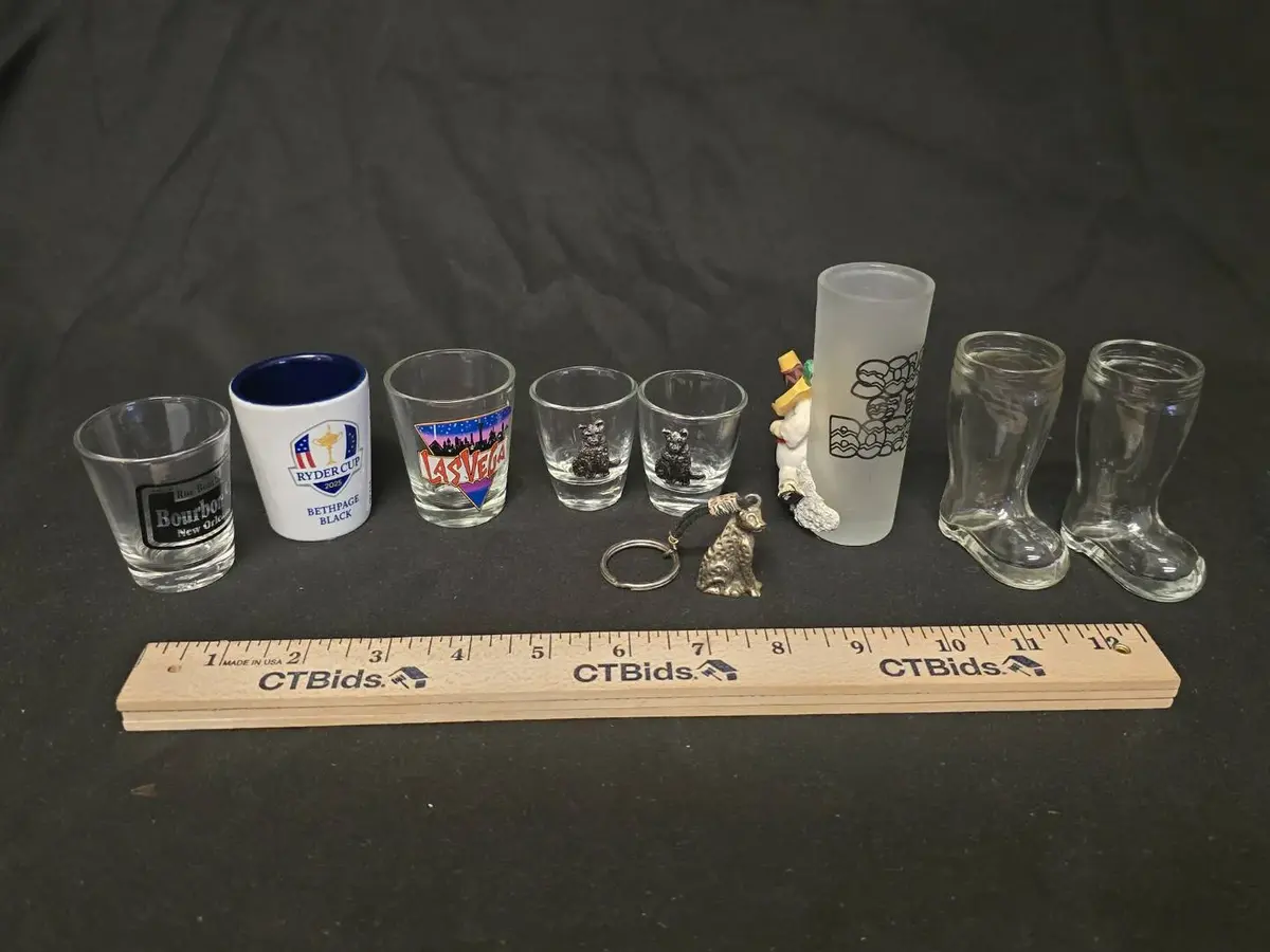 Assortment Of Shot Glasses 
