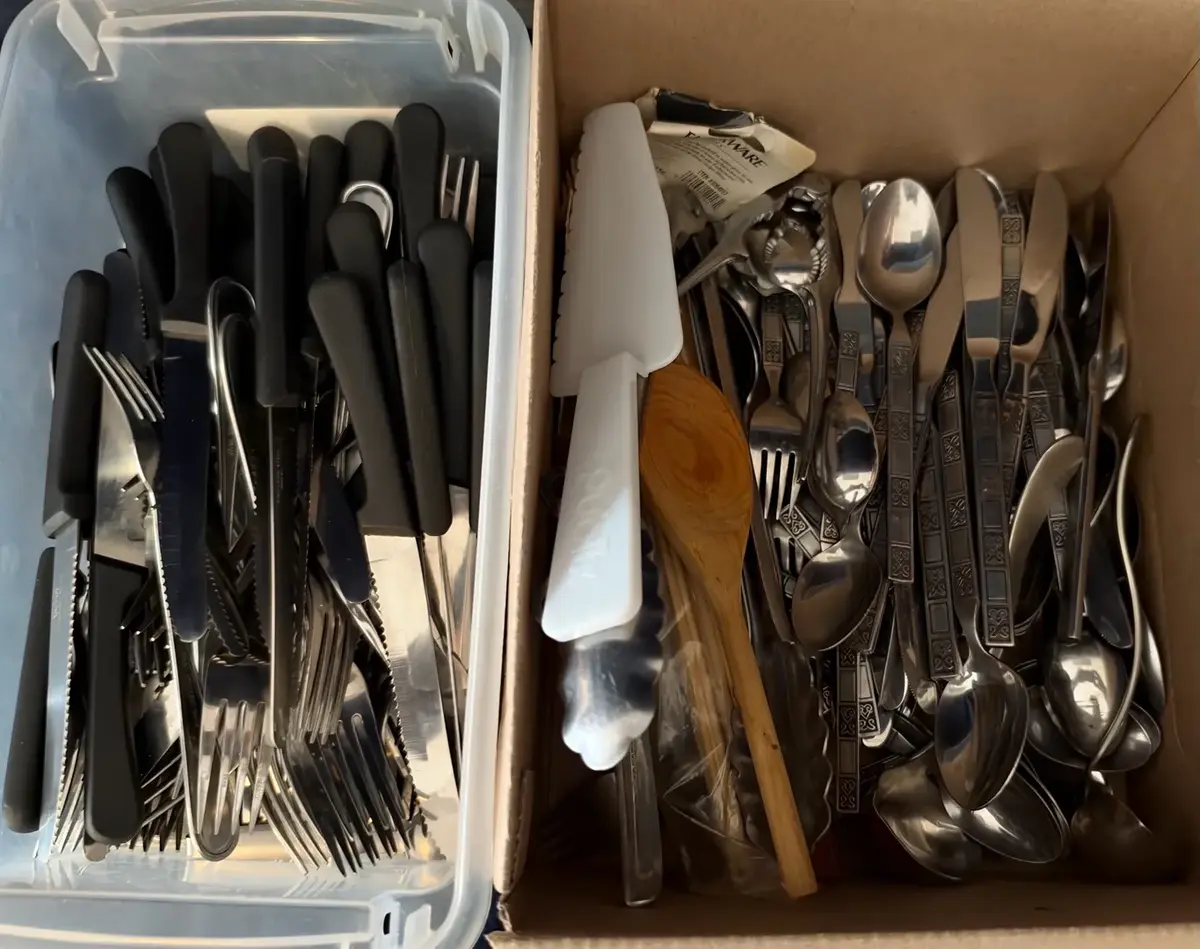 Assorted Restaurant and Buffet Utensils