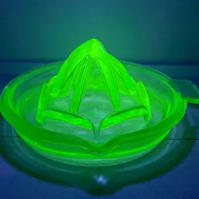 Depression Glass Uranium Juicer