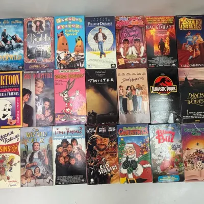 Big Collection Of VHS Tapes 