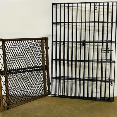 Adjustable Pet Exercise Pen and Doorway 
Gate