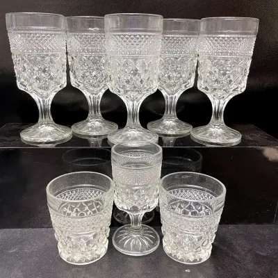 “Anchor Hocking Wexford” Drinking Glass Assortment