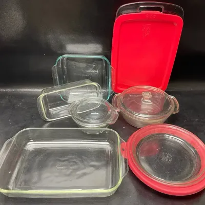 “Pyrex” and “Anchor Hocking” Glass Bakeware